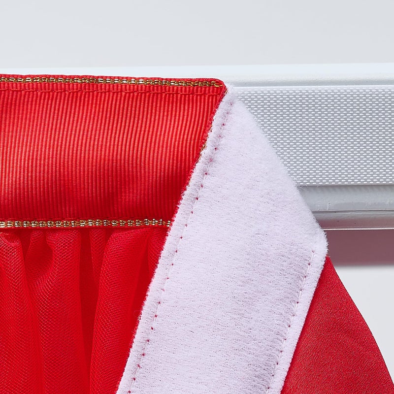 Suppromo 6ft Red Tulle Table Skirt Tutu Table Skirts for Rectangle or Round Tables Red Table Clothes for Christmas Baby Shower Birthday Party Buffet Banquet Decorations(L6(ft)*H 30in) - Image 5